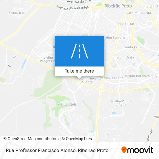 Rua Professor Francisco Alonso map