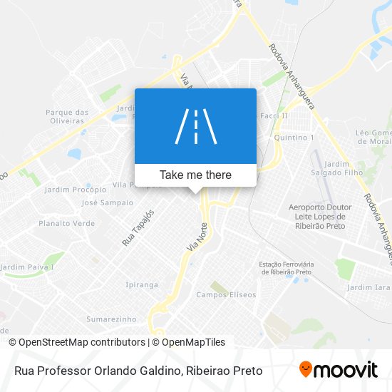 Rua Professor Orlando Galdino map