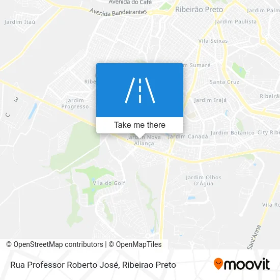 Rua Professor Roberto José map