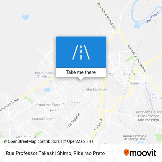 Rua Professor Takashi Shimo map