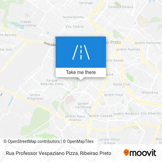 Rua Professor Vespaziano Pizza map