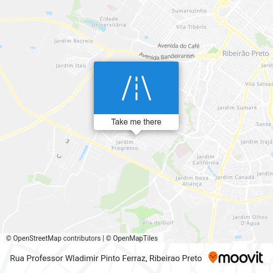 Rua Professor Wladimir Pinto Ferraz map