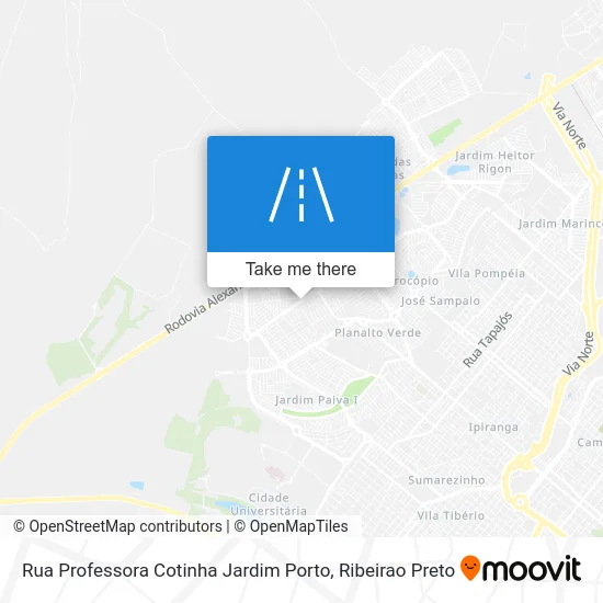 Rua Professora Cotinha Jardim Porto map