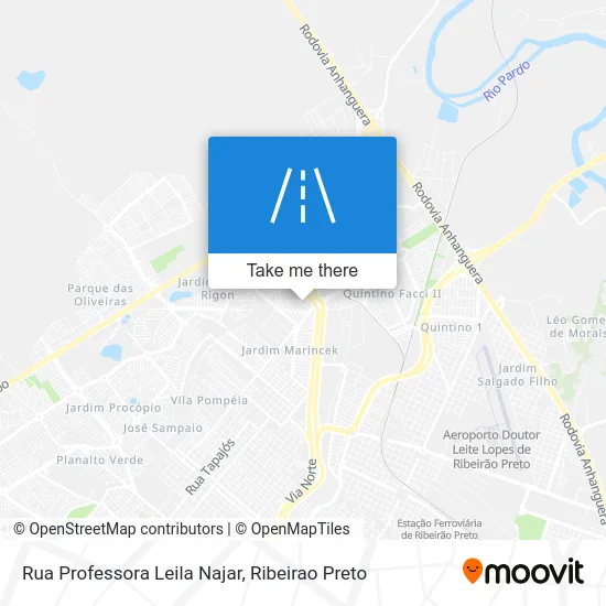 Rua Professora Leila Najar map