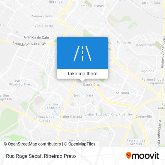 Rua Rage Secaf map