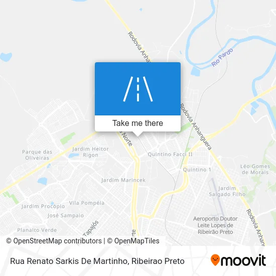 Rua Renato Sarkis De Martinho map