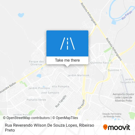 Rua Reverendo Wilson De Souza Lopes map