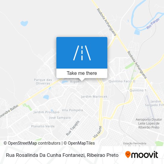 Rua Rosalinda Da Cunha Fontanezi map