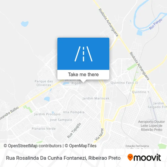 Rua Rosalinda Da Cunha Fontanezi map