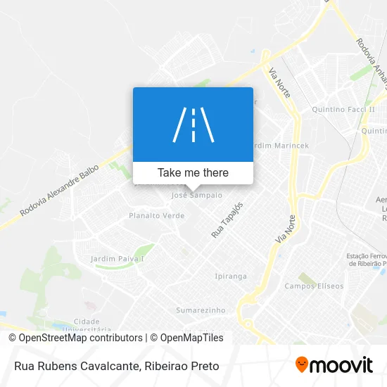 Rua Rubens Cavalcante map