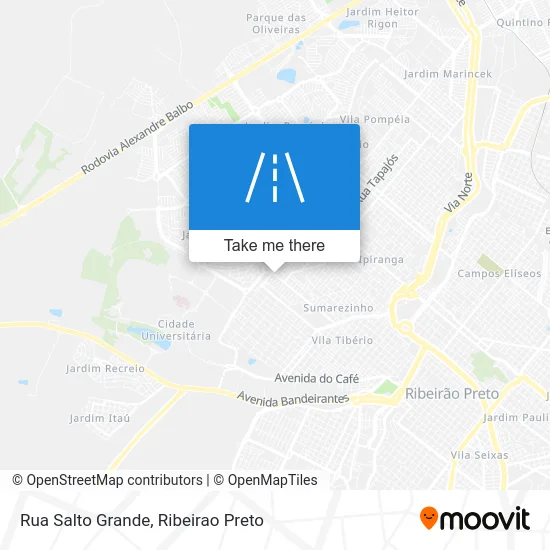 Rua Salto Grande map