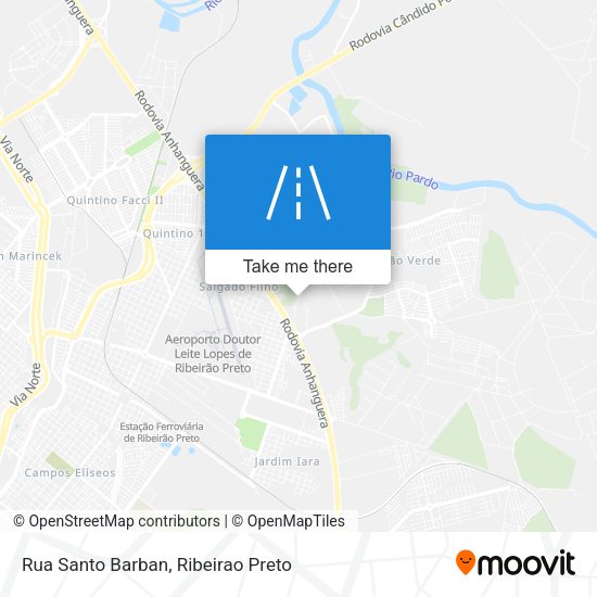 Rua Santo Barban map
