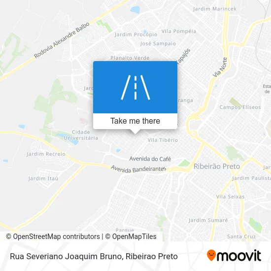 Rua Severiano Joaquim Bruno map