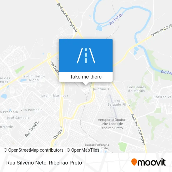Rua Silvério Neto map