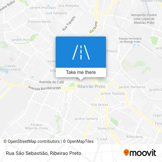 Rua São Sebastião map