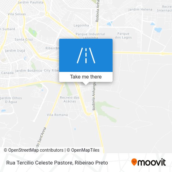 Rua Tercilio Celeste Pastore map