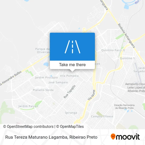Rua Tereza Maturano Lagamba map