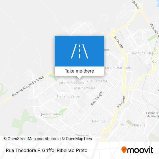 Rua Theodora F. Griffo map