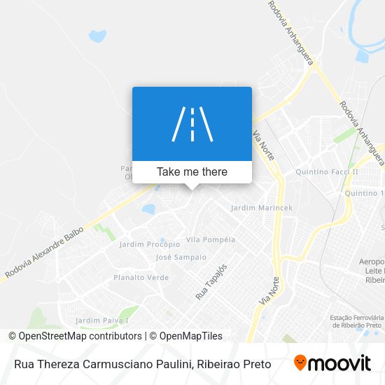 Rua Thereza Carmusciano Paulini map