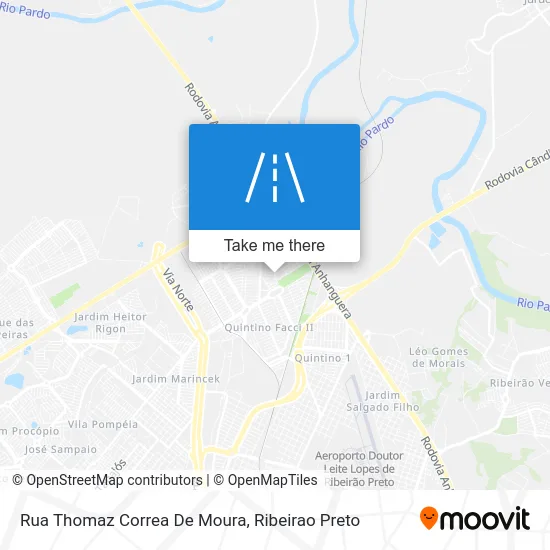 Rua Thomaz Correa De Moura map
