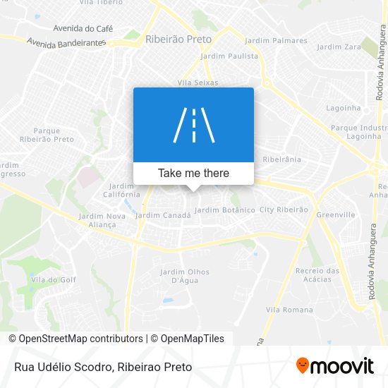 Rua Udélio Scodro map