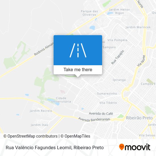 Rua Valêncio Fagundes Leomil map