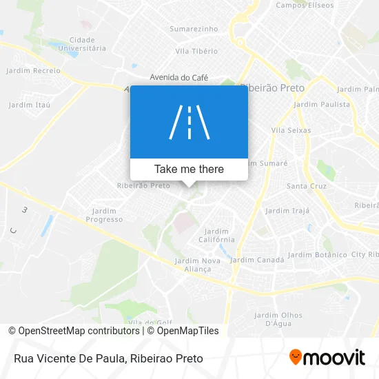 Rua Vicente De Paula map