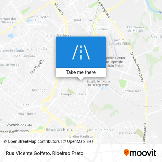 Rua Vicente Golfeto map