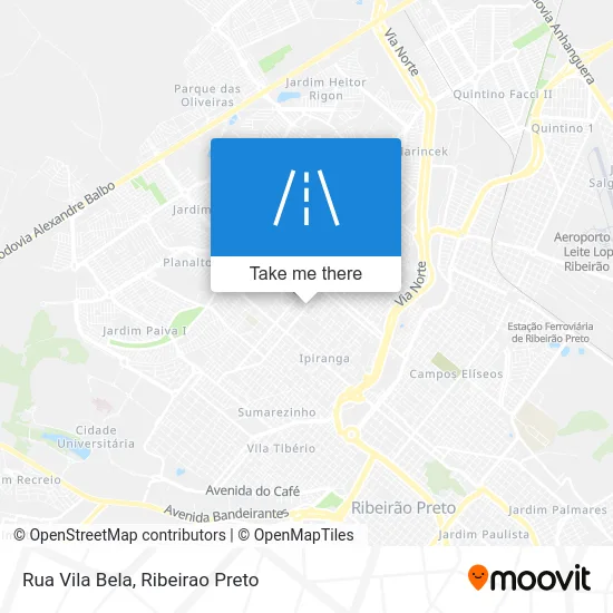 Rua Vila Bela map
