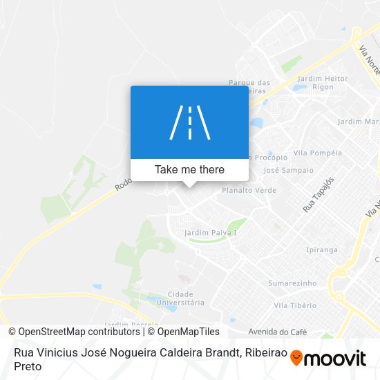 Rua Vinicius José Nogueira Caldeira Brandt map