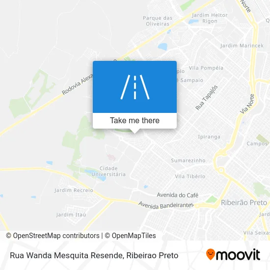 Rua Wanda Mesquita Resende map