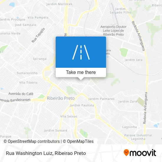 Rua Washington Luiz map