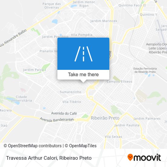 Travessa Arthur Calori map