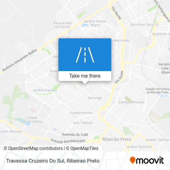 Travessa Cruzeiro Do Sul map