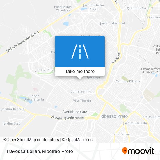 Travessa Leilah map