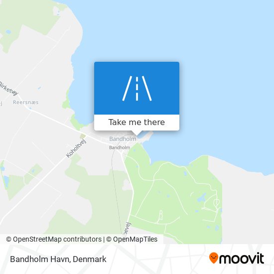 Bandholm Havn map