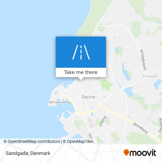 Sandgade map