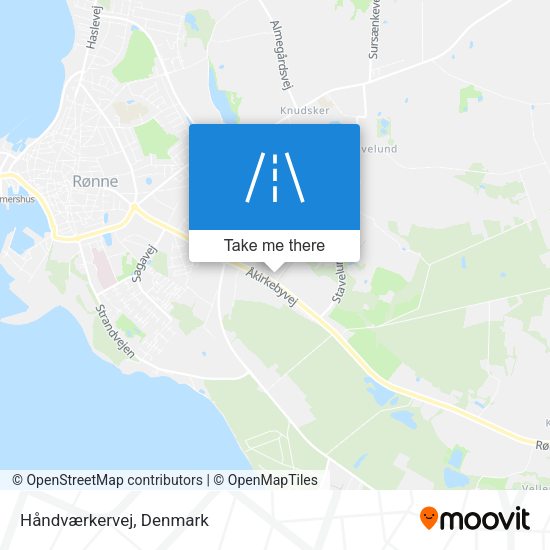 Håndværkervej map