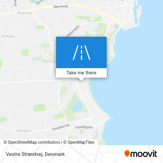 Vestre Strandvej map