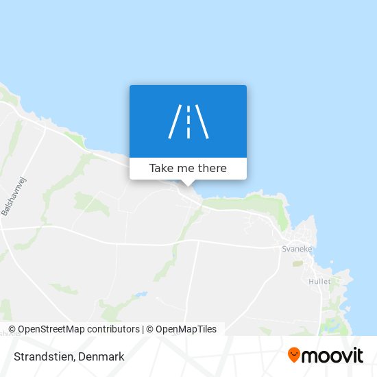 Strandstien map