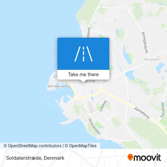 Soldaterstræde map