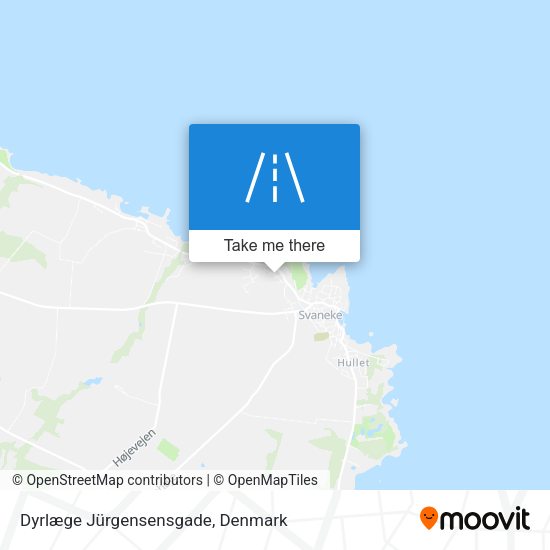 Dyrlæge Jürgensensgade map