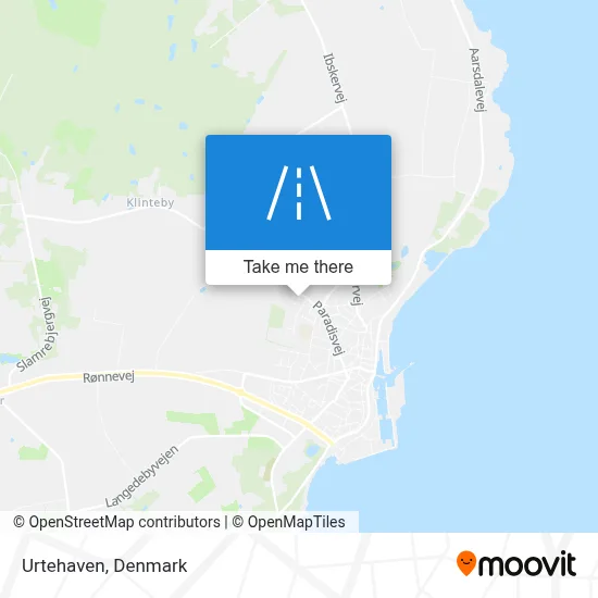 Urtehaven map