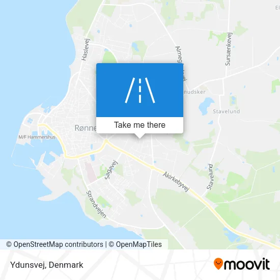 Ydunsvej map