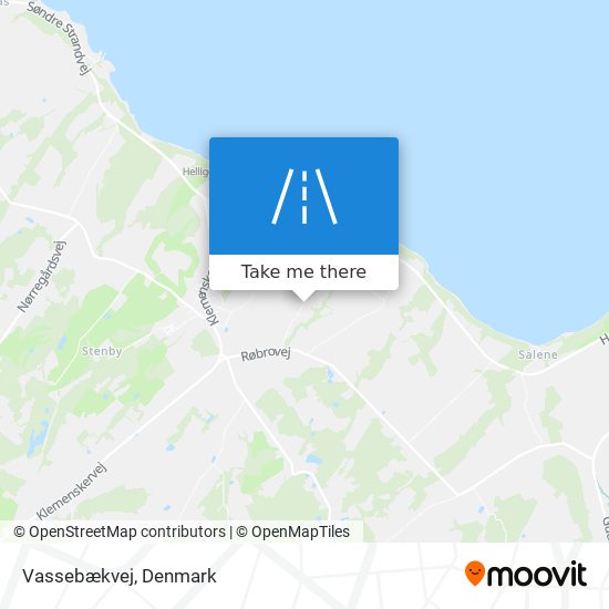 Vassebækvej map