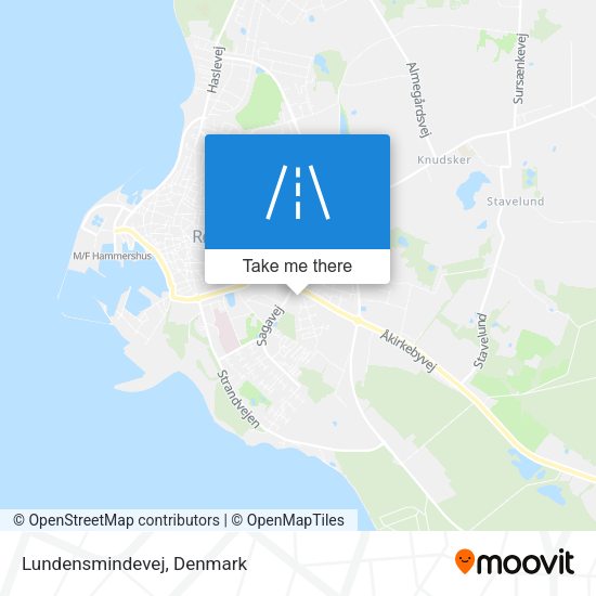 Lundensmindevej map