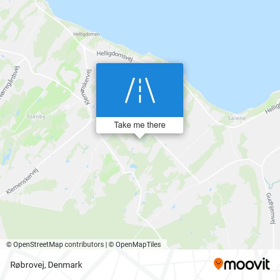 Røbrovej map