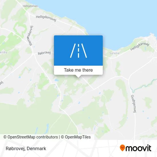 Røbrovej map