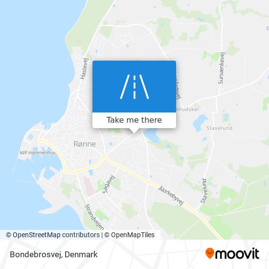 Bondebrosvej map