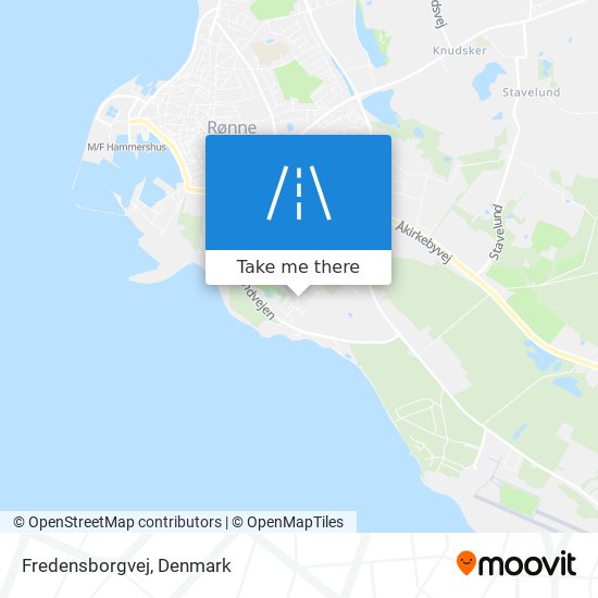 Fredensborgvej map